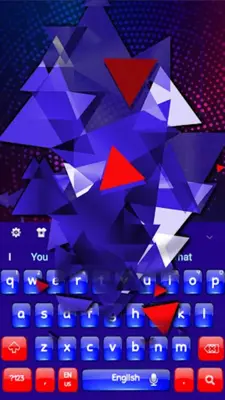 Red Blue Keyboard android App screenshot 0